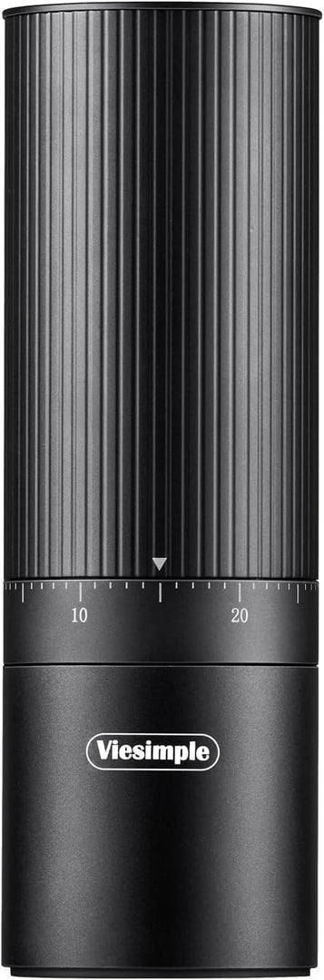 V6 Pro Portable Coffee Grinder Electric, 60 Grind Settings USB-C Rechargeable, 4400mAh for Espresso to Cold Brew, Wireless Rechargeable Coffee Grinders for Travel, Camping, Office