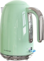 Load image into Gallery viewer, Electric Tea Kettle, 1500W /1.7 L Hot Water Kettle Electric, Retro Electric Kettle, Auto Shut-Off &amp; Boil-Dry Protection, BPA Free, Stainless Steel Electric Teapot