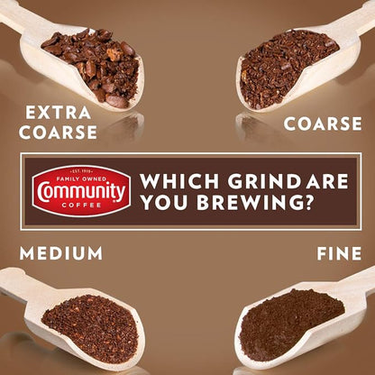 Community Coffee Private Reserve Breakfast Blend Supreme Whole Bean Coffee, Medium Roast, 32 Ounce Bag (Pack of 4)