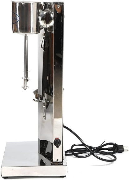Commercial Stainless Steel Milk Shake Machine, Stainless Steel Electric Milkshake Maker, Double Head Drink Mixer 180W 110V 18000r/min (Double Head 18000r/min)