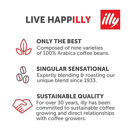 illy Ready To Drink Latte Macchiato Cold Brew - 100% Arabica Coffee, Smooth & Refreshing Taste - Convenient, Easy to Carry Drink With Milk - 8.5 oz. (Pack of 4)