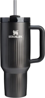 Load image into Gallery viewer, STANLEY Quencher H2.0 Tumbler with Handle and Straw 40 oz | Flowstate 3-Position Lid | Cup Holder Compatible for Travel | Insulated Stainless Steel Cup | BPA-Free | Fluted Black