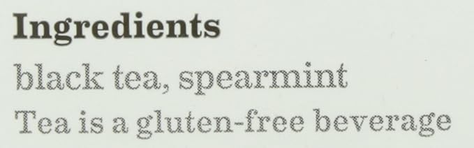 Bigelow Tea Perfectly Mint Black Tea, Caffeinated, 20 Total Tea Bags