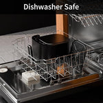 Load image into Gallery viewer, ASZ 5qt Air Fryer Compact Knob Black for dorm office - 4.7L Airfryer with Window 1400W Visual Basket - Non-Stick Pan, Manuel Control Max 60s Timer &amp; 400℉ Kitchen Airfry Countertop Gift