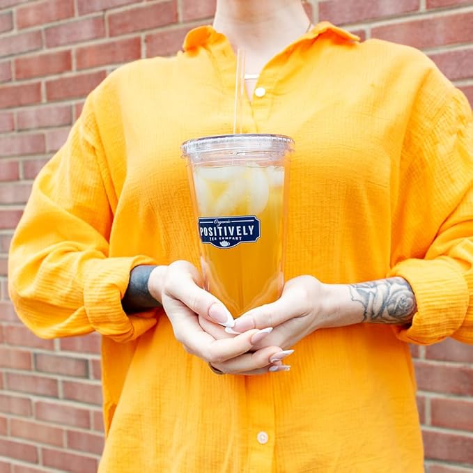 Organic Positively Tea Company, Yerba Mate Tea Bags (Unsmoked), 100 Count, Eco-Friendly Tea Bags, Non-GMO