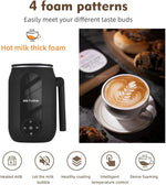 Load image into Gallery viewer, Milk Frother, 4 in 1 Electric Milk Steamer Warmer Foam Maker for Frothing and Heating Coffee, Latte, Macchiato, Cappuccino, Hot Chocolate (US Plug)
