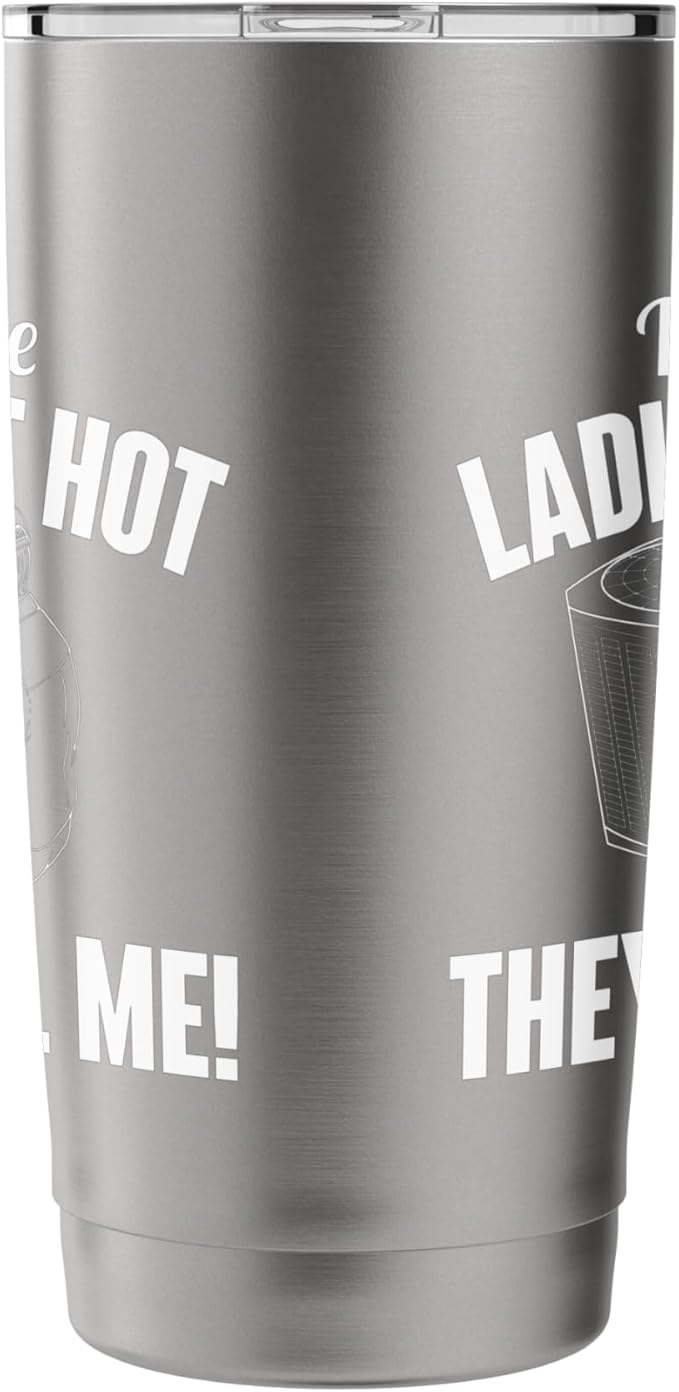 When The Ladies Get Hot They Call Me - Funny HVAC Technician Stainless Steel Insulated Tumbler