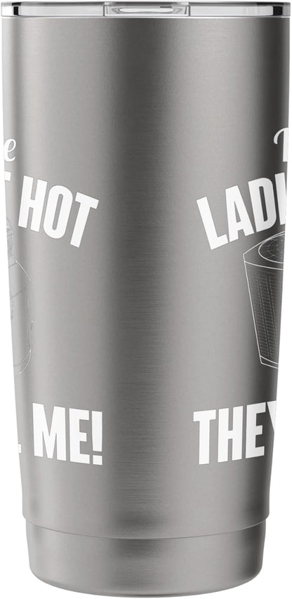 When The Ladies Get Hot They Call Me - Funny HVAC Technician Stainless Steel Insulated Tumbler