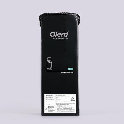 Large Thermosflask- 64oz Stainless Steel Insulated Bottle for Travel with BPA Free Cup - 2.0L Oversized Vacuum Insulated Thermoses with Handle and Strap for Hot & Cold Drinks(Black)