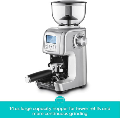 CASABREWS Tornado Electric Conical Burr Coffee Grinder, 77 Precision Grind Settings for Espresso to French Press, Special for Barista and Coffee Lovers