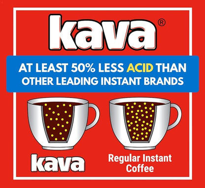 Kava Reduced Acid Instant Coffee, 4 Ounce