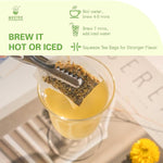 Load image into Gallery viewer, WT WEETEE Lemon Ginger Decaf Green Tea Bags 50 Counts, Made of Decaffeinated Green Tea, Ginger &amp; Natural Lemon Flavor, Clean &amp; Fresh