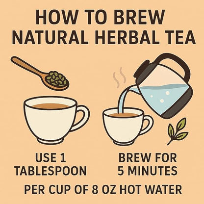 Premium Ginger Loose Leaf Tea with Marigold, Chamomile, Elderflower - Caffeine Free Herbal Tea with Real Herbs & Fruit – Te de Jengibre – 4oz.