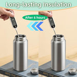 Load image into Gallery viewer, Vacuum Insulated Stainless Steel Water Bottle with Tea Infuser - Wide Mouth,BPA-Free, Leak- Proof,Keeps Cold 24H/ Hot 12H- Ideal for Travel,Office, Gym (25, ounces)