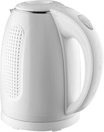 Load image into Gallery viewer, OVENTE Electric Kettle, 1.7L Double Wall Stainless Steel Insulated Water Boiler &amp; Heater for Coffee or Tea, 1100W Fast Boiling with Auto Shut-Off, Boil-Dry Protection &amp; Secure Locking Lid, White KD64W