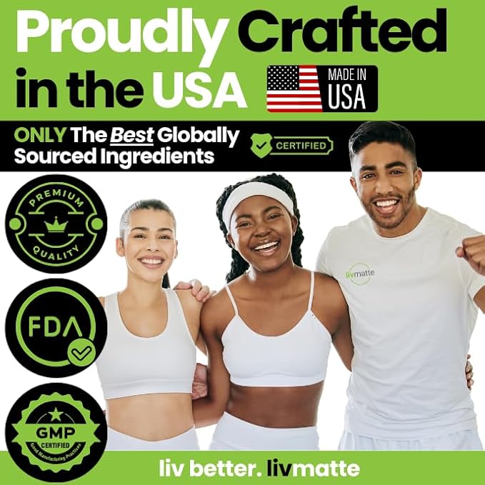 Yerba Mate Instant Tea Powder-Natural Caffeine Flavored Drink Mix, Sugar-Free, Clean Energy, Mental Focus + Wellness Support I 30 Servings (Lemon)