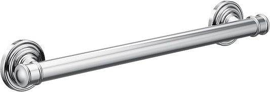 Moen YG6424CH Bathroom Safety 24-Inch Stainless Steel Traditional Bathroom Grab Bar, Chrome