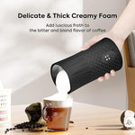 Load image into Gallery viewer, Milk Frother Electric,Syslux 4 IN 1 Automatic Warm and Cold Milk Foamer,Quiet Operation,Effortless Foam,Unique Diamond Design,Temperature Control,for Coffee Latte, Cappuccino,Macchiato,Chocolate