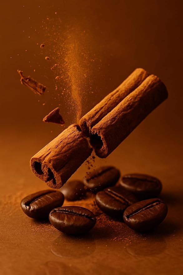 Flavored Ground Coffee – Cinnamon, 100% Arabica, Single Origin, Medium Roast, USDA Organic, Naturally Flavored – by Coffea Flavor