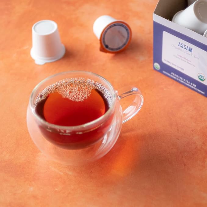 Organic Positively Tea Company, Assam Black Tea, K-Cup Compatible, 24 Pods