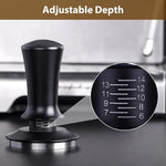 Load image into Gallery viewer, 58mm Espresso Tamper, Coffee Tamper for Espresso Machine, Espresso Tamp with Spring Loaded Tamper, Depth-adjustable Espresso Hand Tampers 58mm