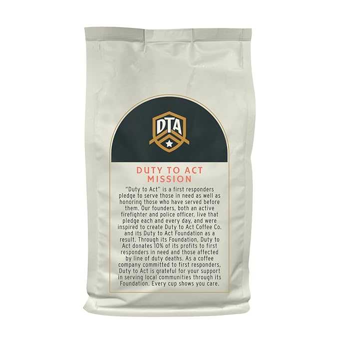 Duty to Act Medium Roast Ground Coffee, 2 lbs (Pack of 2)