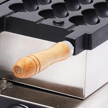 Mini Dutch Cone Pancake Ball Waffle Pancake Maker, Non-stick Stainless Steel Waffle Pancake Maker for Home Kitchen,Pancake Maker with Adjustable Thermostats Timers 110v 50-300℃