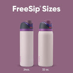 Load image into Gallery viewer, Owala FreeSip Insulated Stainless Steel Water Bottle with Straw for Sports, Travel, and School BPA-Free Sports Water Bottle, 24 oz, Dreamy Field