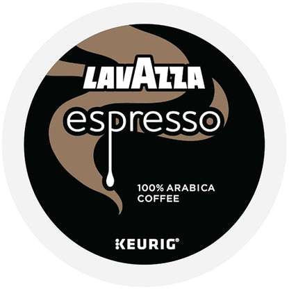 Lavazza Espresso, Single-Serve Keurig K-Cup Pods, Medium Roast Coffee, 32-Count Box