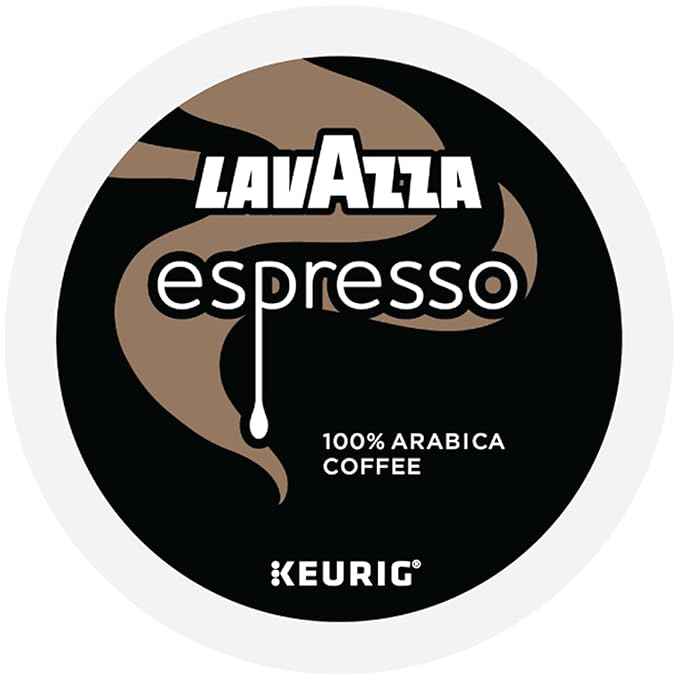 Lavazza Espresso, Single-Serve Keurig K-Cup Pods, Medium Roast Coffee, 40-Count Box