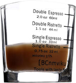 Load image into Gallery viewer, Shot Glasses Measuring cup Liquid Heavy Base Glass Wine Glass Espresso Shot Glass Measurement 2 OZ / 60ML Glass Set for Whiskey, Tequila, Vodka Birthday Gifts Women Men,(Square-4pack)