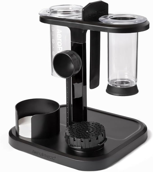 AeroPress Organizer Stand, Durable Coffee Bar Station and Compact Storage Solution Fits Every AeroPress Manual Coffee Maker (Except Premium and Go)