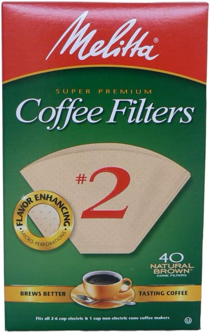 Simply Charmed Dachshund Ceramic Coffee Pour Over or Dripper with Full Box of 40 Melitta Brown Size #2 Filters