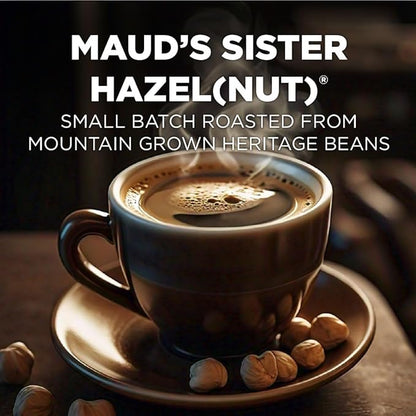 Maud's Sweet Hazelnut Flavored Coffee Pods, 100 ct, Medium Roast Flavored Coffee in Recyclable Single Serve Pods – 100% Arabica Beans, Compatible with Keurig K Cups Maker