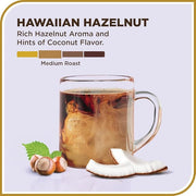 Don Francisco's Premium Hawaiian Hazelnut Medium Roast Ground Coffee - 100% Arabica Beans, Perfect for Drip, Pour Over, and French Press - Carefully Sourced, Family-Crafted Since 1870 (20 oz Bag)