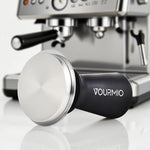 Load image into Gallery viewer, 53mm Espresso Tamper - Calibrated Coffee Tamper with Spring Loaded 30lb Pressure, Tamper Tool Espresso with Flat Stainless Steel Base, Black