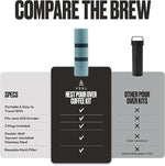 Load image into Gallery viewer, Nest Pour Over Coffee Kit | Coffee Maker for Camping | All-In-One Travel Pour Over | Transportable Dripper, Two 10oz Stainless Steel Travel Mugs | Compact Storage &amp; Adventure Ready | Everglade