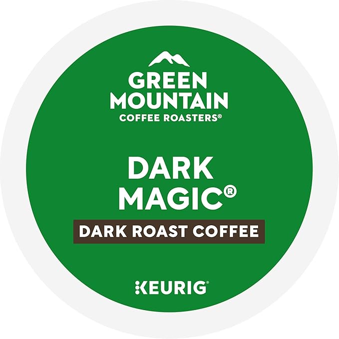 Green Mountain Coffee Roasters Dark Magic, Keurig Single Serve K-Cup Pods, Dark Roast Coffee, 60 Count, (6 Packs of 10)