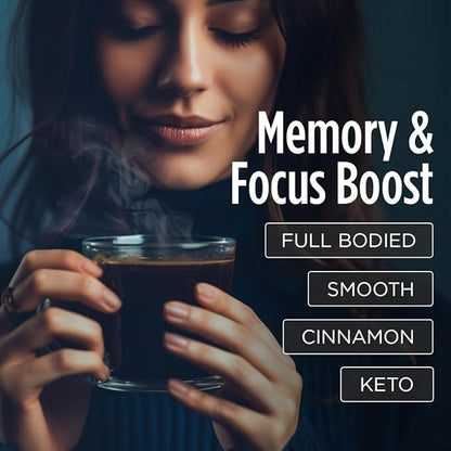 VitaCup Decaf Genius Keto Coffee Pods with MCT Oil, Turmeric and B Vitamins for Focus in Recyclable Single Serve Pod Compatible with K-Cup Brewers Including Keurig 2.0, 16 Ct