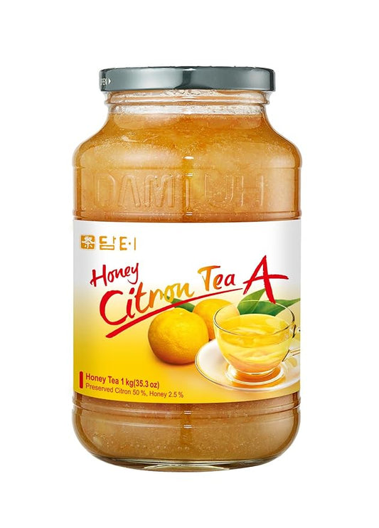 Damtuh Korean Honey Citron Tea 2.2lb (35.27 fl oz) – Traditional Yuzu Yuja Marmalade Preserve, Authentic Korean Fruit Honey Tea