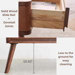 Load image into Gallery viewer, 100% Solid Oak Lift Top Coffee Table, Wood Coffee Table with Hidden Compartment and Drawers - Coffee Tables for Living Room (Walnut Color, 39.37 inch)