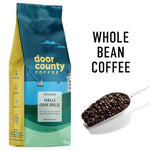 Load image into Gallery viewer, Door County Coffee Vanilla Creme Brulee Flavored Whole Bean - 10 oz Bag - Medium Roast - 100% Specialty Arabica - Flavored Gourmet - Vanilla Creme Brulee