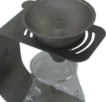 Load image into Gallery viewer, Valtcan Titanium Pour Over Coffee Maker Set – Reusable Metal Filter, Cone Dripper, Mug Stand – Ultralight, Durable, No Plastic, for Camping, Hiking, Home or Office Brewing