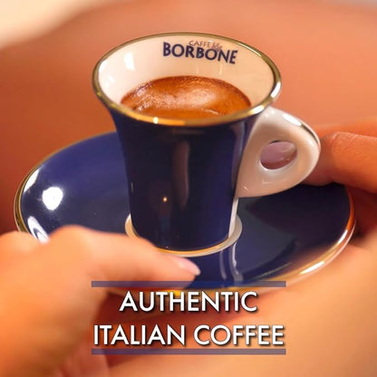 Caffe Borbone Whole Bean Coffee, Medium Roast Arabica and Robusta Blend, Crema Classica, Full-Bodied and Balanced Italian Coffee, 2.2 lb Bag