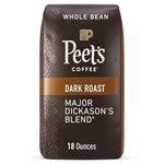 Load image into Gallery viewer, Peet's Coffee, Dark Roast Whole Bean Coffee - Major Dickason's Blend 18 Ounce Bag