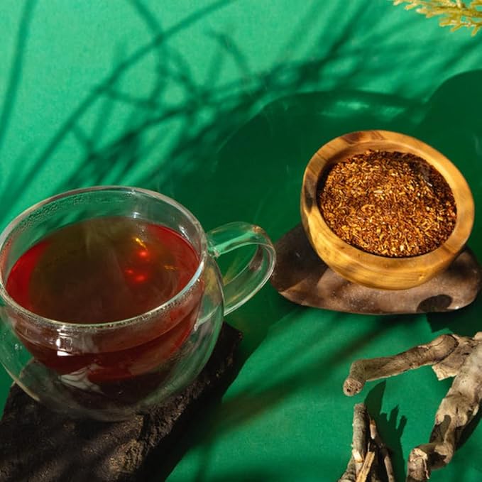 Organic Positively Tea Company, Fireside Vanilla Rooibos Tea, Loose Leaf, 16 Ounce