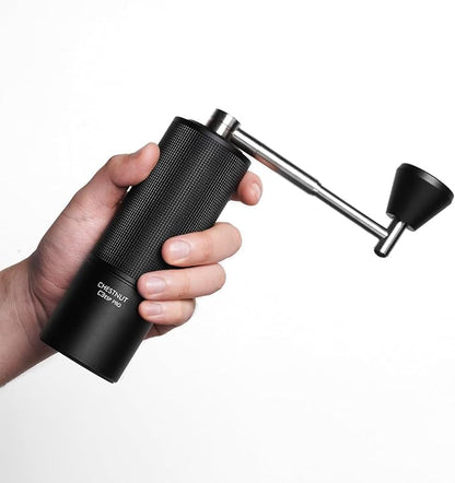 TIMEMORE Chestnut C3 ESP Pro Manual Coffee Grinder, Stainless Steel S2C Conical Burr Hand Coffee Grinder with Foldable Handle, Adjustable Grind Setting for Espresso and Pour Over - Black