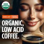 Load image into Gallery viewer, VitaCup Organic Perfect Dark Roast Decaf Coffee Pod for Pure &amp; Clean Energy, Antioxidants, Low Acid, Peru Single Origin in Recyclable Single Serve Pod Compatible with Keurig K-Cup Brewers, 64 CT