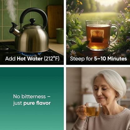 TeaDreamTea Peppermint Tea Bag - Mint tea - Herbal Tea - Mint Tea Bags - Healthy tea | Aromatic & Caffeine Free Tea (100 Teabags)