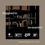 Load image into Gallery viewer, LARS NYSØM Stainless Steel Insulated Water Bottle 12oz 17oz 25oz 34oz 51oz | Insulated Thermo Flask for Hot and Cold Beverages | Leakproof Drinking Bottle (Carbon Black, 33.9oz)